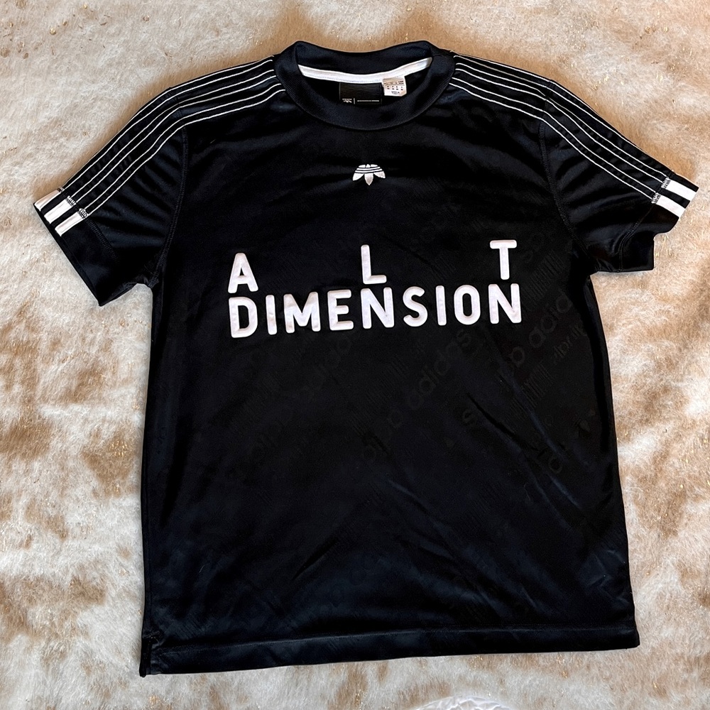 Adidas Originals x Alexander Wang Alt Dimension Short Sleeve Jersey Style Top